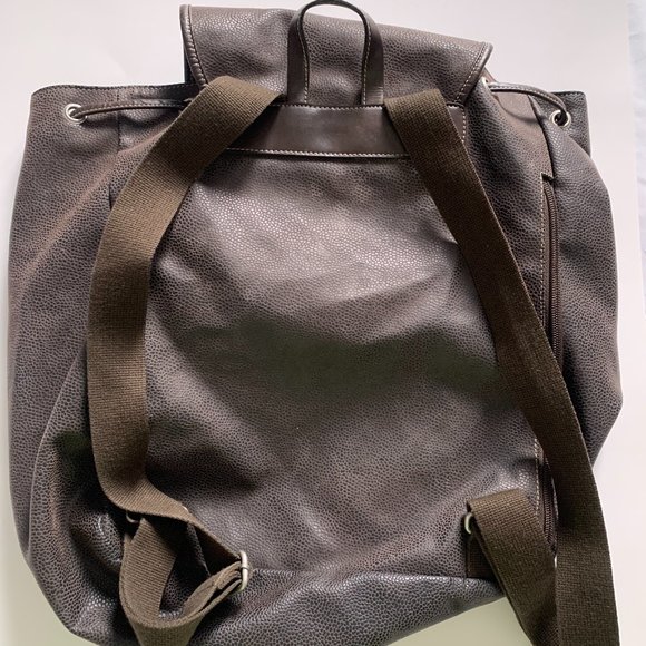 Gap Faux Leather Brown Backpack - Picture 4 of 4